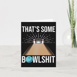 Tarjeta Guay es un regalo de boliche divertido para los ho
