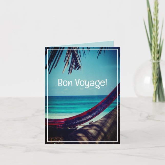 Tarjeta Guay Exotic Travel Bon Voyage (Anverso)