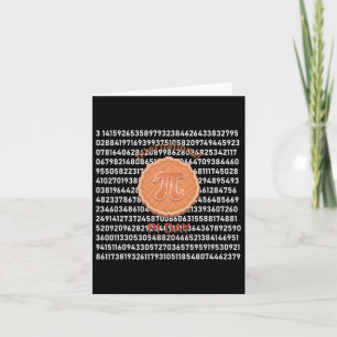 Tarjeta Guay Funny International Pi Day Pie Happy Pi Day