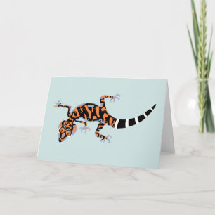 Tarjeta Guay GECKO - Animales en peligro - Naturaleza -