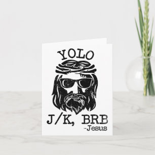 Tarjeta Guay Jesus Easter Yolo Jk Brb Day Christian Chiste
