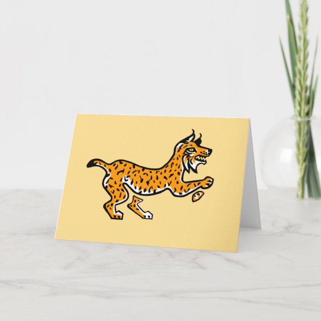 Tarjeta Guay LYNX - Conservación - Naturaleza - Amarillo (Anverso)