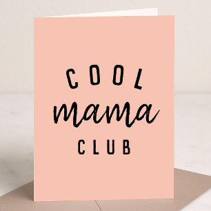 Tarjeta Guay Mama Club Moderno Día de la Madre Rosa de P