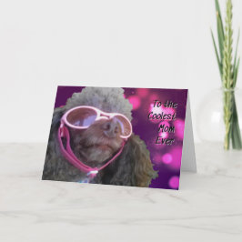 Tarjeta Guay Mom Poodle Happy Mothers Day