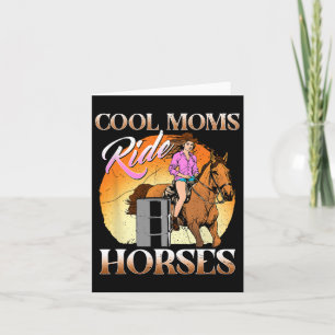 Tarjeta Guay Moms Monta Caballos I Hincha Pony Ecuestres
