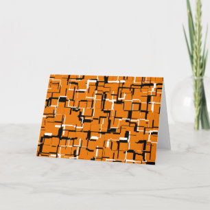 Tarjeta GUAY Naranja Blanco negro