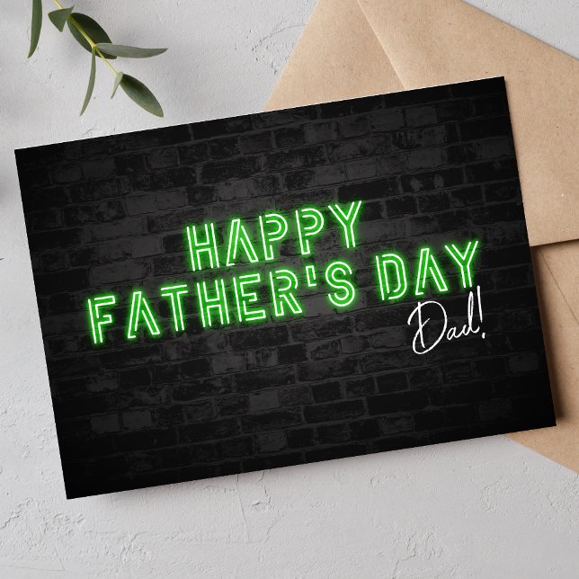 Tarjeta Guay Neon Feliz Día del Padre (Subido por el creador)