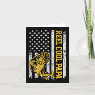 Tarjeta Guay Papa Patriotic Fishing Design O