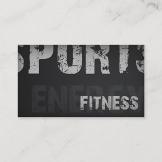 Tarjeta Guay simple de entrenamiento de fitness pl