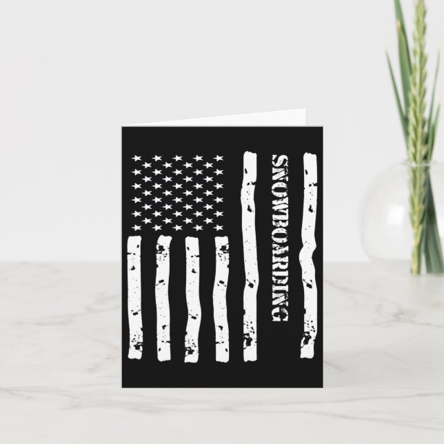 Tarjeta Guay Snowboard Things Students Accessories Usa Fla (Anverso)