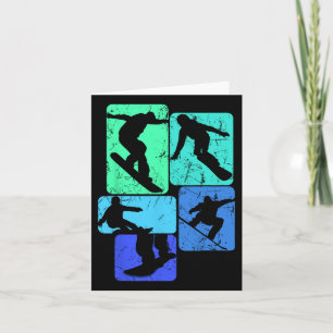 Tarjeta Guay Snowboarder Appartal E Ideas De Regalo Snowbo