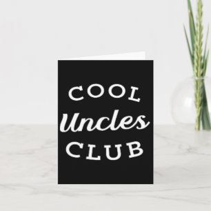 Tarjeta Guay Uncles Club Mejor Tío Jamás Funny Día De Los