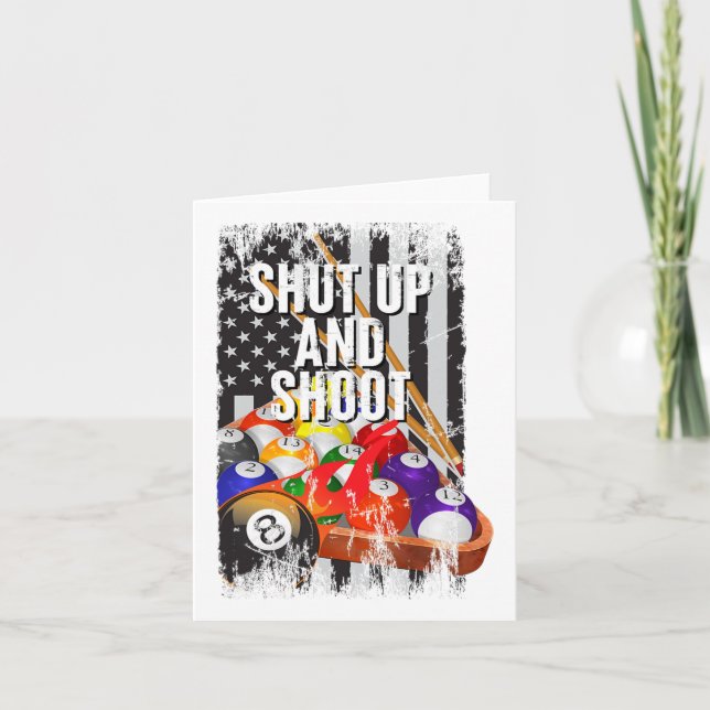 Tarjeta Guay Usa Pool Billiards Game Cierra Citas Y Sh (Anverso)