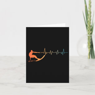 Tarjeta Guay Waterski Art Para Hombres Mujeres Entrenadora