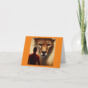Tarjeta Guepardo de animales espirituosos 2