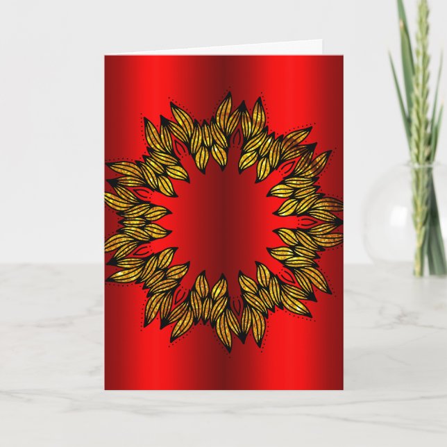Tarjeta Guerra de oro contra los Navidades rojos (Anverso)