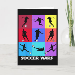 Tarjeta Guerras de Fútbol - Jugador de Fútbol Espectacular
