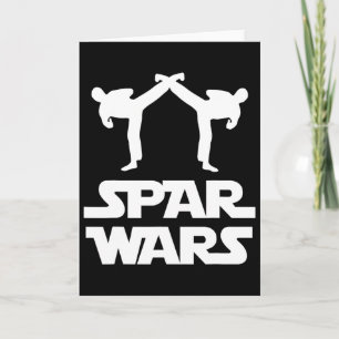 Tarjeta Guerras de Spar Mma Karate Taekwondo Boxeo Artes M