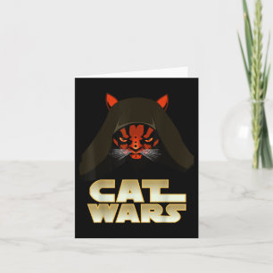 Tarjeta Guerras del gato - Gato gracioso