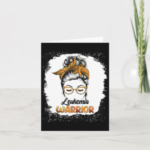 Tarjeta Guerrero blanqueado y desordenado sobreviviente de