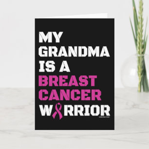 Tarjeta Guerrero/bloque/abuela... Cáncer de mama