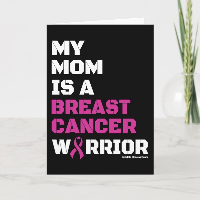 Tarjeta Guerrero/Bloque/Mamá... Cáncer de Mama (Anverso)