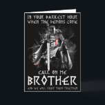 Tarjeta Guerrero De Dios Llama Sobre Mí Molestia Lucha Cab<br><div class="desc">Guerrero De Dios Llama Sobre Mí Molestia Lucha Caballero Templario</div>