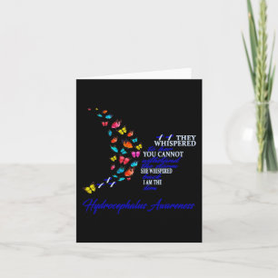 Tarjeta Guerrero de Hydrocephalus Cuidado Superviviente de