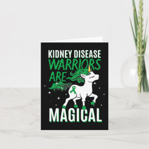 Tarjeta Guerrero de la enfermedad Magical Unicornio Donant