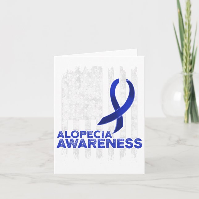 Tarjeta Guerrero de pérdida de cabello con conciencia Supe (Anverso)