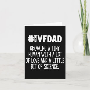 Tarjeta Guerrero de regalo de FIV Papá Amor Día de transfe