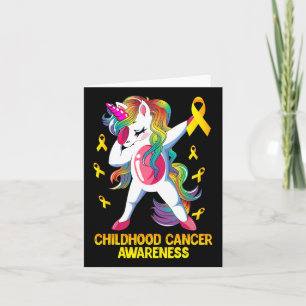 Tarjeta Guerrero de sensibilización sobre el cáncer infant