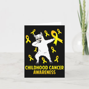 Tarjeta Guerrero de sensibilización sobre el cáncer infant