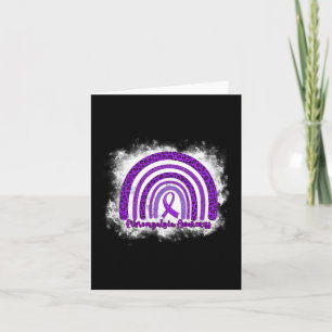 Tarjeta Guerrero del arcoiris leopardo Fibromialgia Concie
