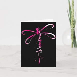 Tarjeta Guerrero del cáncer de mama Conciencia del cáncer