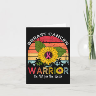 Tarjeta Guerrero del cáncer de mama no es para débiles