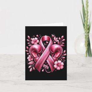 Tarjeta Guerrero del Cáncer de Seno Concienciación sobre e