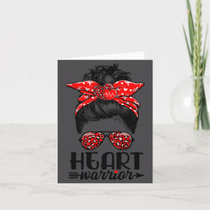 Tarjeta Guerrero del Corazón Lío Rojo - Enfermedad del Cor