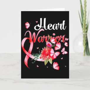 Tarjeta Guerrero del Corazón Mariposa Conciencia de la Enf