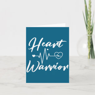 Tarjeta Guerrero del corazón mes de concienciación sobre l