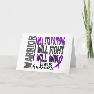 Tarjeta Guerrero del lupus