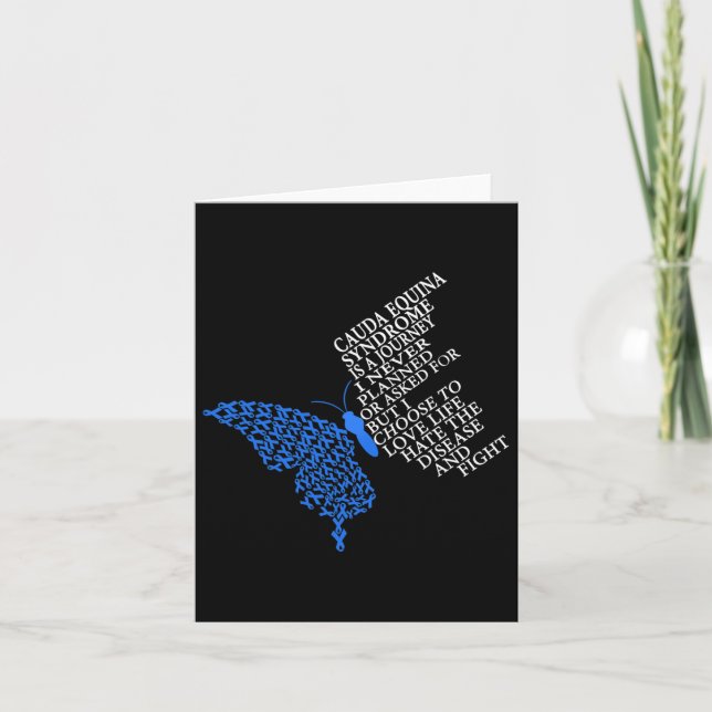 Tarjeta Guerrero del Síndrome de Equina Cauda (Anverso)