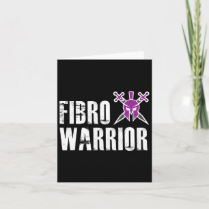 Tarjeta Guerrero - Fibromialgia Luchador de la Conciencia