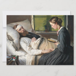 Tarjeta Guerrero herido (por Elisabeth Jerichau-Baumann)