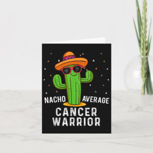 Tarjeta Guerrero promedio de cáncer de Nacho Cinco de Mayo