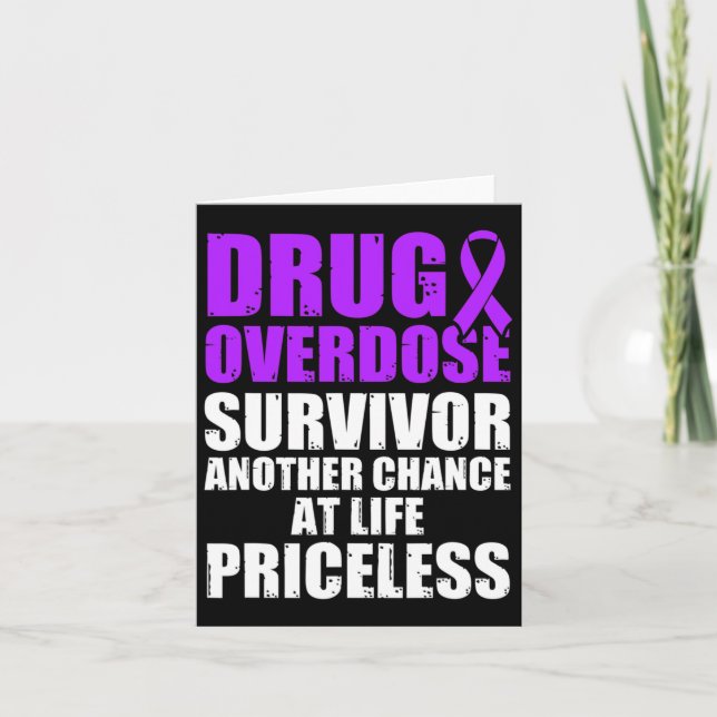 Tarjeta Guerrero Sobreviviente de Sobredosis de Drogas 54  (Anverso)