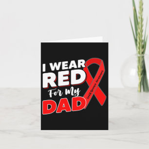 Tarjeta Guerrero Sobreviviente Del Corazón Que Llevo Rojo 