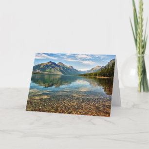 Tarjeta Guijarros en el lago