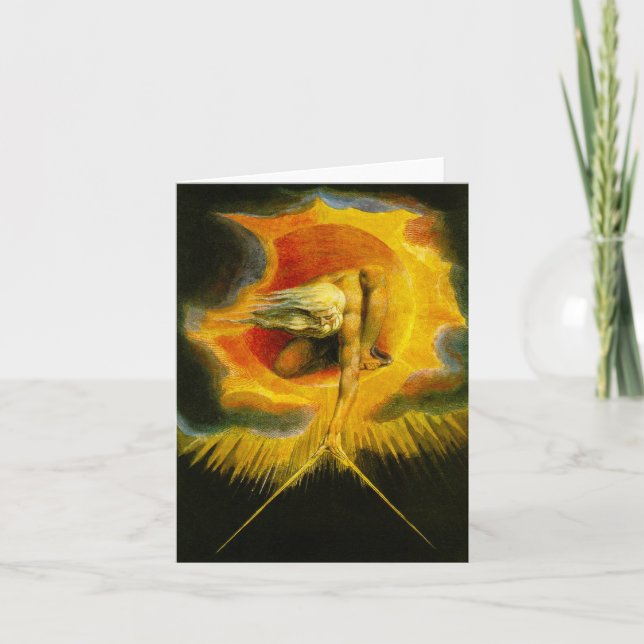 Tarjeta Guillermo Blake antiguo de días (Anverso)