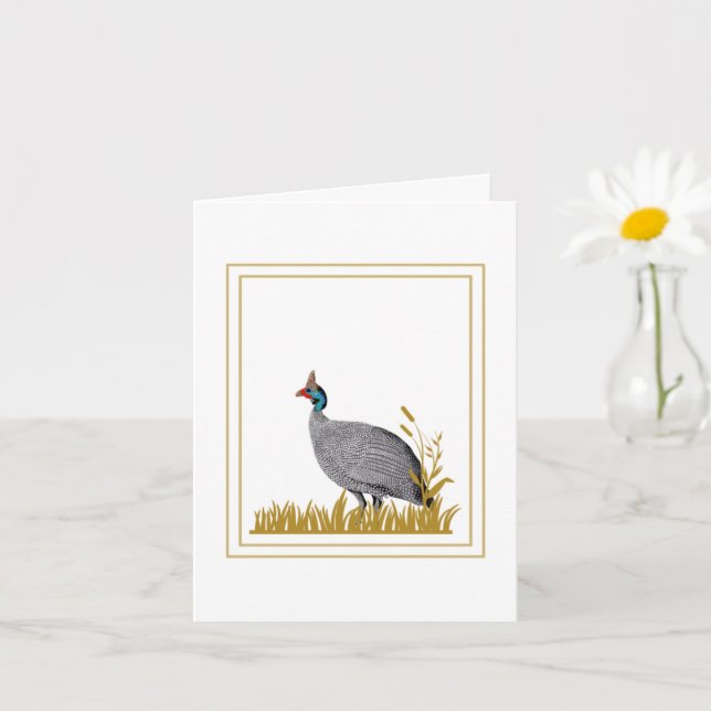 Tarjeta Guinea Fowl (Planta pequeña)